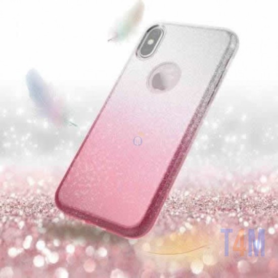 CAPA PREMIUM BLING SPARKLING PARA IPHONE XS MAX ROSA